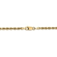 thumbnail image 3 of 14K Yellow Gold bracelet Chain style Rope Diamond-cut 7 in 3 mm, 3 of 4