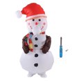 thumbnail image 1 of Disfraz inflable de Navidad, divertido disfraz de muñeco de nieve para fiesta de Navidad, para adultos, de 150 a 190 cm, con rama de árbol, 1 of 14