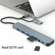 thumbnail image 2 of 8-in-1 USB-C Hub Dock - 1x USB 3.0, 3x USB 2.0, USB-C, SD/TF Card Reader, 3.5mm Aux for MacBook, PC, Laptop, Tablets, Smartphones, 2 of 5