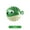 Green, variant on Green Rubber Dog Toy Pufferfish Shape For Pet Anxiety Relief With Teeth Cleaning Effect And Bite Resistance For Chewing