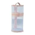 thumbnail image 2 of DAILIHIVE Clear Pencil Pouch,Pencil Bags With Zipper,Mesh Transparent Circular Pen Bag,Cylindrical High-value Vertical Pen Bag,Stationery Box,Keep Your Desk Organized Easily, 2 of 6