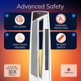 thumbnail image 4 of Lasko DUO Comfort FHV820 White 1500W 3 Speed, Remote,Tower Fan and Ceramic Space Heater, 4 of 16