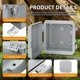 thumbnail image 3 of Caja Eléctrica para Exteriores IP67 Caja de Distribución Impermeable para Exteriores Caja de Alimentación con Bisagra para Exteriores Caja de Conexiones Impermeable para Exteriores, 3 of 6
