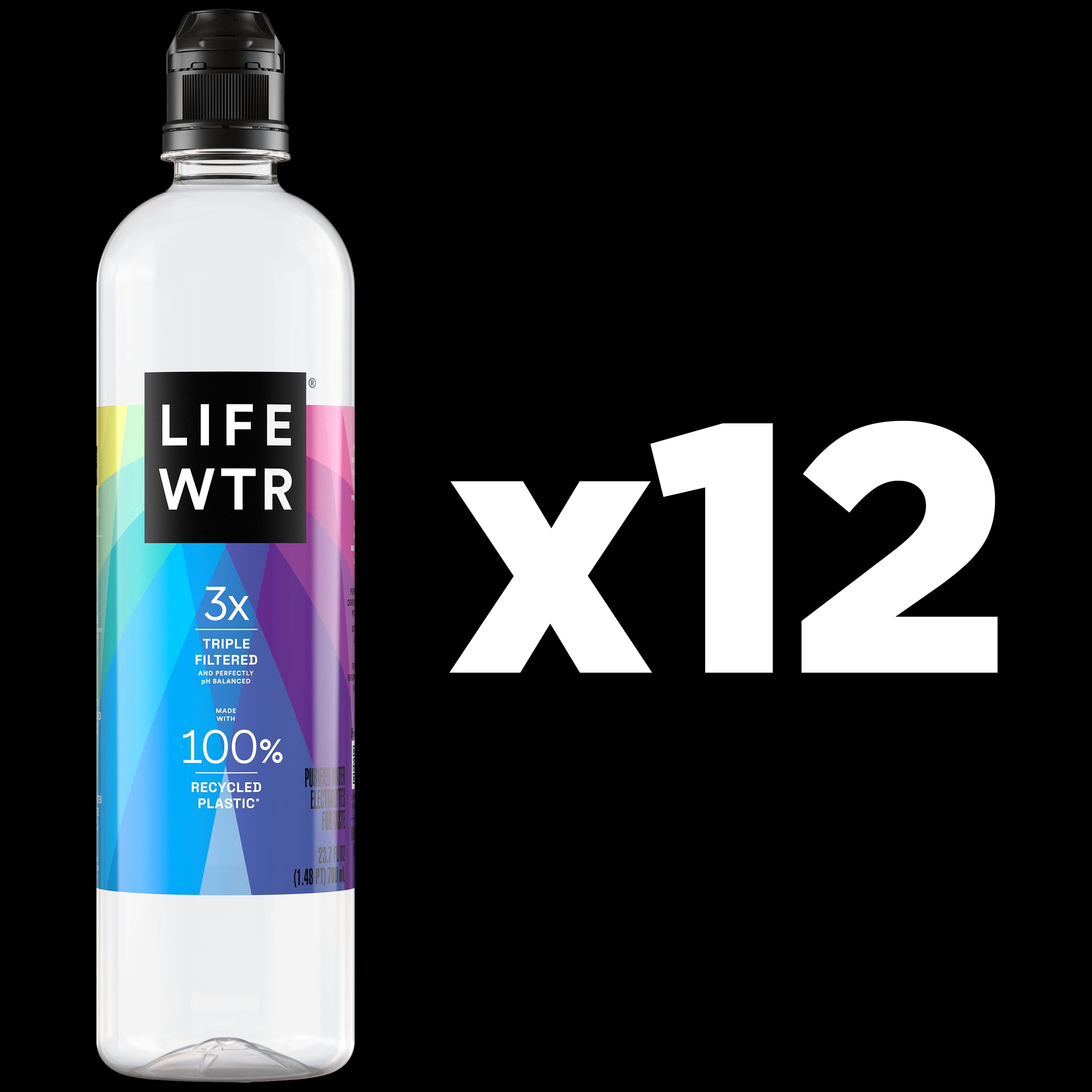 蛇口付き Life Essence ミネラルウォーター 600ml 2本セット