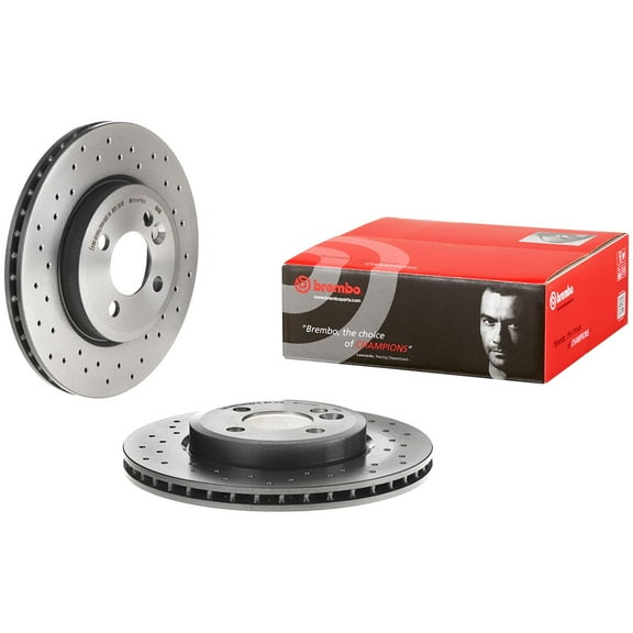 Brembo 09.B616.11 Premium UV Coated Front Brake Rotor for 2004-2005 Buick Rainier