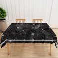 thumbnail image 4 of Nanqianyi 52x70 Inch Halloween Skeleton Tablecloth,Waterproof Stain Resistant Polyester Table Cover Decor, 4 of 6
