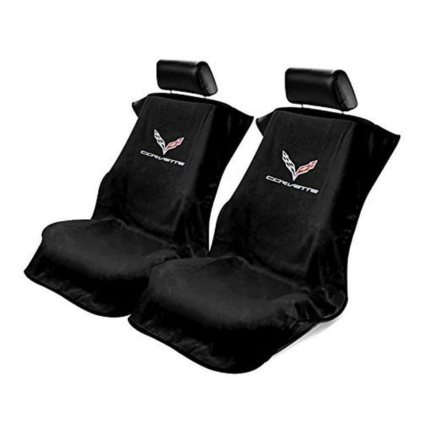 C7 Corvette Seat Armour Covers Black Pair Com - C7 Corvette Leather Seat Covers C7 Corvette Seat Armour Covers Black Pair Com - C7 Corvette Leather Seat Covers