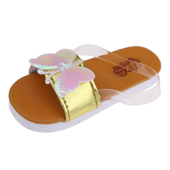 Esquirla Fashion 1/3 BJD Super Doll Casual Shoes Sandals Slippers For Dollfie Golden