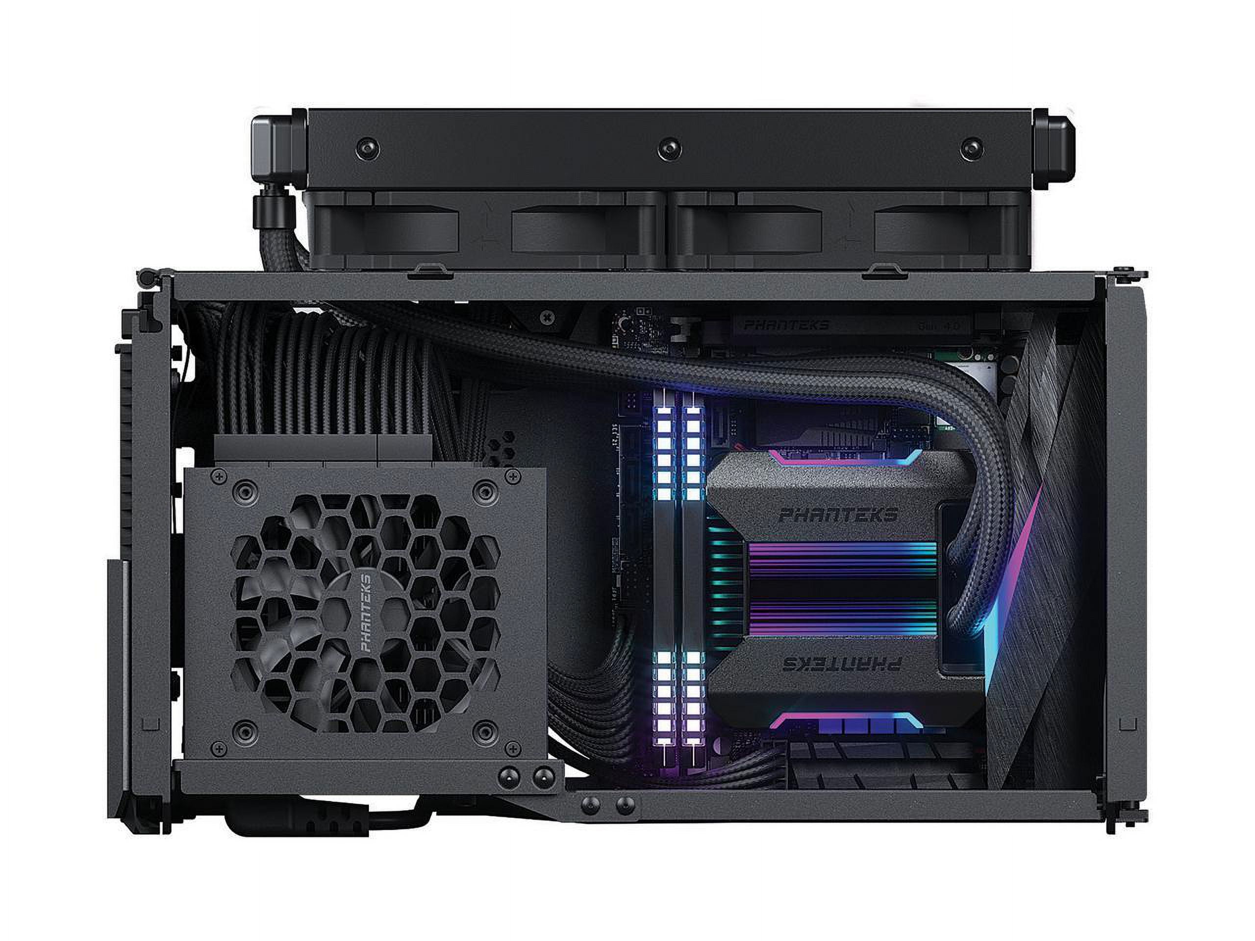 Phanteks Evolv Shift XT Mini-ITX Computer Case, Silver Aluminum 