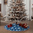 thumbnail image 4 of KLL Christmas Tree Skirt,Party Decorations Farmhouse for Christmas Decorations Holiday Party 48" -Cartoon Geese With Xmas, 4 of 6