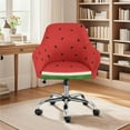 thumbnail image 2 of ZIATUBLES Watermelon Pattern Curved Back Chair Slipcover Stretchable Kitchen Dining Chair Cover Removable Contoured Swivel Accent Chair Protector for Dining Living Room, 2 of 7