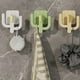 thumbnail image 1 of Estante de zapatillas Almacenamiento de zapatos montado en la pared | Organizador adhesivo sin taladro | Estante de drenaje de plástico | Soporte para baño y entrada | Blanco, Amarillo, Verde, 1 of 6