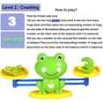 thumbnail image 3 of Frog Balance Cool Math Counting Game Educativo Aprendizaje Temprano Escala STEM Toy G, 3 of 5