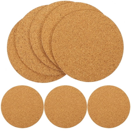 

80Pcs Self-Adhesive Cork Coasters Cork Backing Sheets for Wall Decoration Craft Projects