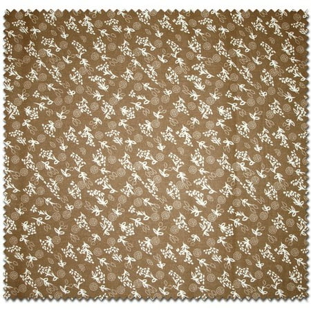 Floral Dotted Circle Fabric by the Yard