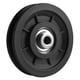 thumbnail image 3 of 2 Pcs 90mm Nylon Bearing Pulley Rollers for Gym & Fitness Equipment Parts, 3 of 5