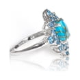 thumbnail image 3 of YoTreasure 5.40 ct. t.w. Turquoise Cluster Ring .925 Sterling Silver, 3 of 7