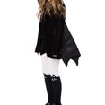 thumbnail image 4 of 1 juego de disfraz de murciélago para niños de Halloween, disfraz de murciélago de disfraces de Halloween, accesorio, conjunto de vestido de cosplay para niñas (M), 4 of 6
