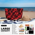 thumbnail image 5 of Daiia Playing Cards Beach Travel Bag - Water-Resistant Beach Bag, Lightweight Tote with 7 Pockets for Women and Men - Gym,Pool,Camping,Reusable Grocery Bag, 5 of 7