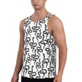 thumbnail image 2 of Haiem Hand Drawn Snake Men Workout Tank Top Gym Bodybuilding Sleeveless Muscle T Shirts Athletic Tank Breathable Workout Shirt-3X-Large, 2 of 9