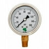 Zenport LPG160 Zen-Tek Glycerin Liquid Filled Pressure Gauge, 160 PSI, Box of 10