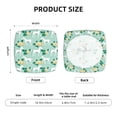 thumbnail image 6 of Square Chair Cushions Cover, Horse and flower Elastic Office Chair Cover for Dining Chairs with Ties and Removable Cover, Desk Chair Seat Cushion Protectors set of 6, 6 of 7