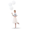 thumbnail image 3 of Weddingstar 4543-08 17 in. Large White Round Wedding Balloons, 3 of 3