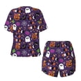 thumbnail image 5 of Lsque Halloween Sweet Candy Women's Short-Sleeved Pajama Set - 2 Piece Soft and Lightweight Sleepwear Set-XX-Large, 5 of 9