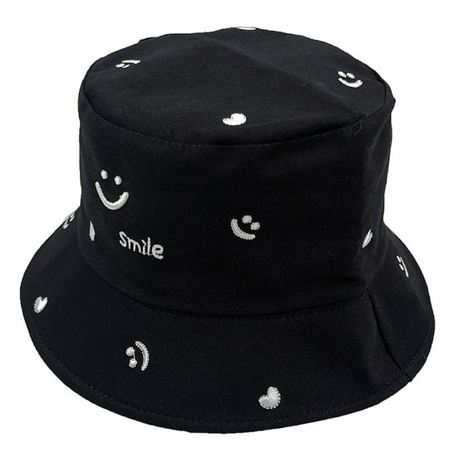 Sombrero Bucket Hat Smiles, unisex, para mujeres, hombres y adolescentes