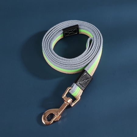 Non Slip Work Suit for Medium Dogs Strap Training Small Dogs Dog Rope Pet Supplies Canvas Traction Leash Rope GREEN 2.5X200CM