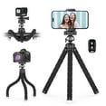thumbnail image 1 of UBeesize Phone Tripod, Premium Flexible Phone Tripod with Remote and Phone Mount, Mini Tripod Stand for Camera, GoPro, 1 of 5