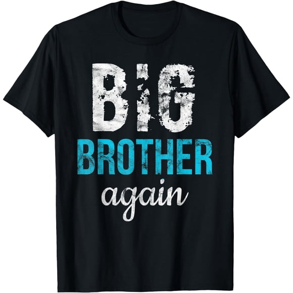 Big Brother Again Distressed T-shirt Gift Men Boys