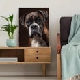 thumbnail image 5 of Boxer Dog Portrait Canvas Print Wall Art for Living Room Bedroom Office Home Wall Art Pet Lover Decor, 5 of 8