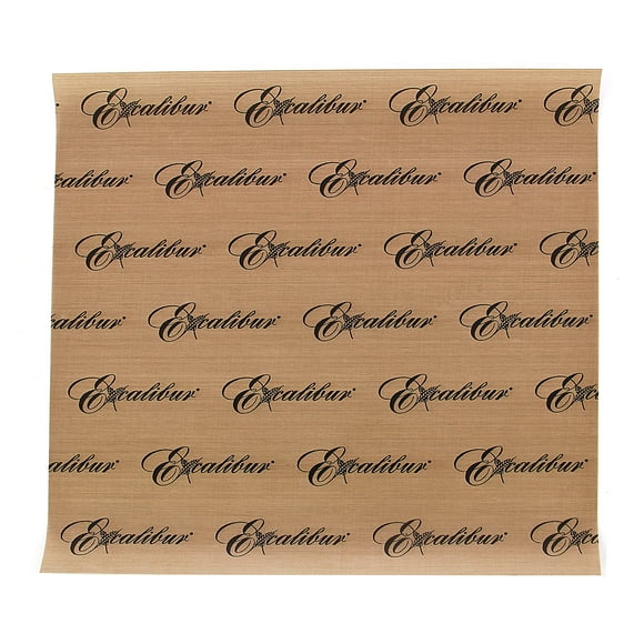 Excalibur Feuilles de Séchage Réutilisables Antiadhésives pour Déshydrateurs Alimentaires 11 Pouces, Ensemble de 4, Marron