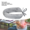 thumbnail image 3 of Almohada de Rollo de Cintura de Escoliosis, Almohada Lumbar Al Almohada Ajustable Aliviar Fatiga Transpirable Suave Ergonomico Extraible para la Noche, 3 of 7