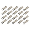 thumbnail image 1 of 20 Pcs 5 Alliage de Zinc Fixateur de Fermeture Éclair Détachable Étiquettes de Fermeture Éclair Réparation Beige, 1 of 8