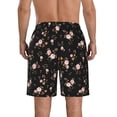 thumbnail image 3 of Naloa Flowers Men's Beach Shorts, Surfing shorts, Swim trunks, Quick Dry Swim Trunks for Surfing Beach Fun - 3X-Large, 3 of 9