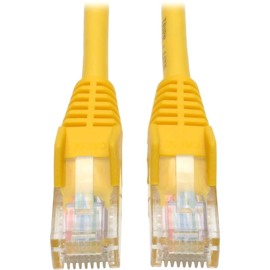Tripp Lite 50ft Cat5e Cat5 Snagless Molded Patch Cable RJ45 M/M Yellow