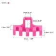 thumbnail image 2 of Uxcell Badminton Stringing Racquet Load Spreader Adapter Racket Stringing Machine Tool, White/Pink 2 Pack, 2 of 6
