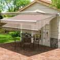 thumbnail image 2 of BETISEF 10' x 8' Patio Retractable Awning Outdoor Sun Shade Shelter Canopy Water UV/Heat Resistant with Crank Handle for Deck, 2 of 8