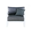 thumbnail image 5 of Elle Decor Paloma Outdoor Accent Chair, White, 5 of 5