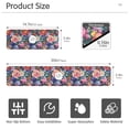 thumbnail image 3 of Yayeee Faucet Mat for Kitchen Sink 30" Diatomite Long Splash Guard Pad, Vibrant Pink Floral Pattern, 3 of 7