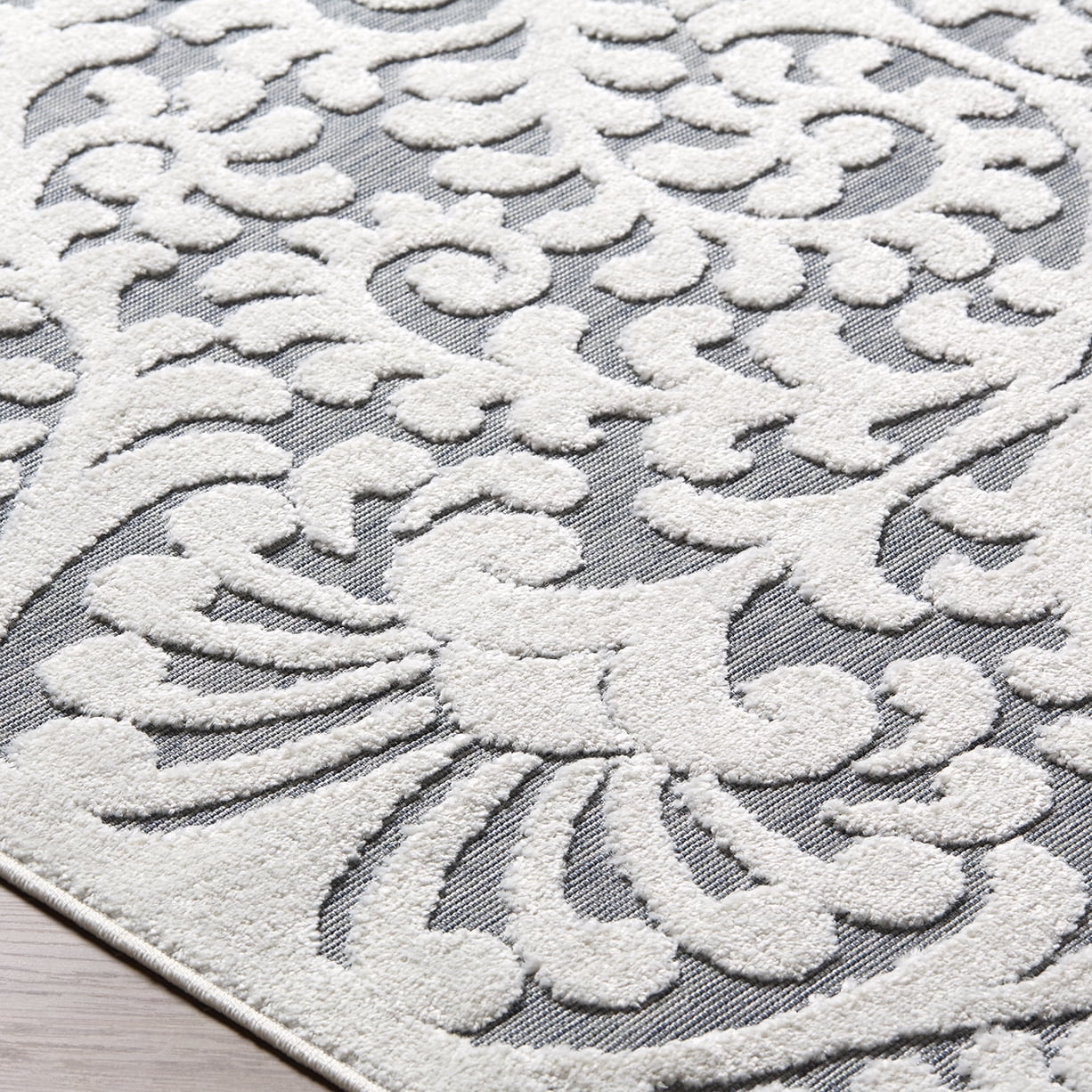 My Texas House Bluebonnets Natural Area Rug, 7 ft 9 in x 10 ft