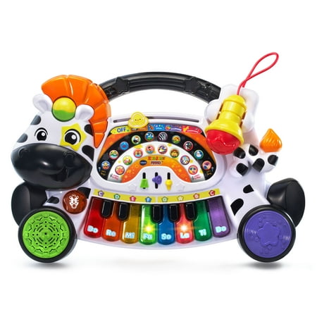 VTech Zoo Jamz Piano Zebra 4-in-1 Instrument With (Best Piano Learning App)