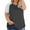 Black, variant on zbxnLI Plus Size Tops for Women Patchwork Striped Short Sleeve Shirt Loose Causal T-Shirt Summer Tee Blouses
