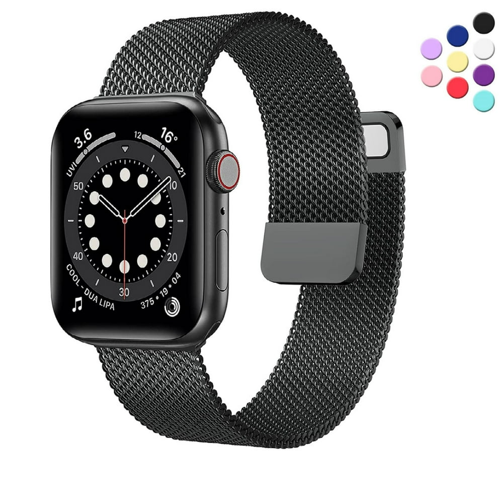 milanese loop 44mm black