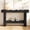 Black, variant on Tarnorci Wooden Console Table, Behind the Couch, Farmhouse Entryway Table for Hallway, Living Room, Brown