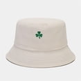 thumbnail image 2 of Wensltd Comfortable Fit Hats for Women St Patrick's Day Printed Bucket Hats Summer Lightweight and Breathable for Outdoor Beige, 2 of 5