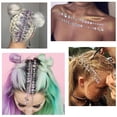 thumbnail image 4 of Rhinestone Tattoo Creative Fashion DIY Face Gem Crystal Tattoo for Hair Body, 4 of 7