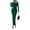 Dark Green, variant on PRETTYGARDEN Womens Fall Long Sleeve Ribbed Sweater Dress | Breathable Knit Fabric, Elegant Bodycon Cut, Fashion Asymmetrical Neck, Night Out Party Dresses, Trendy Winter Clothes